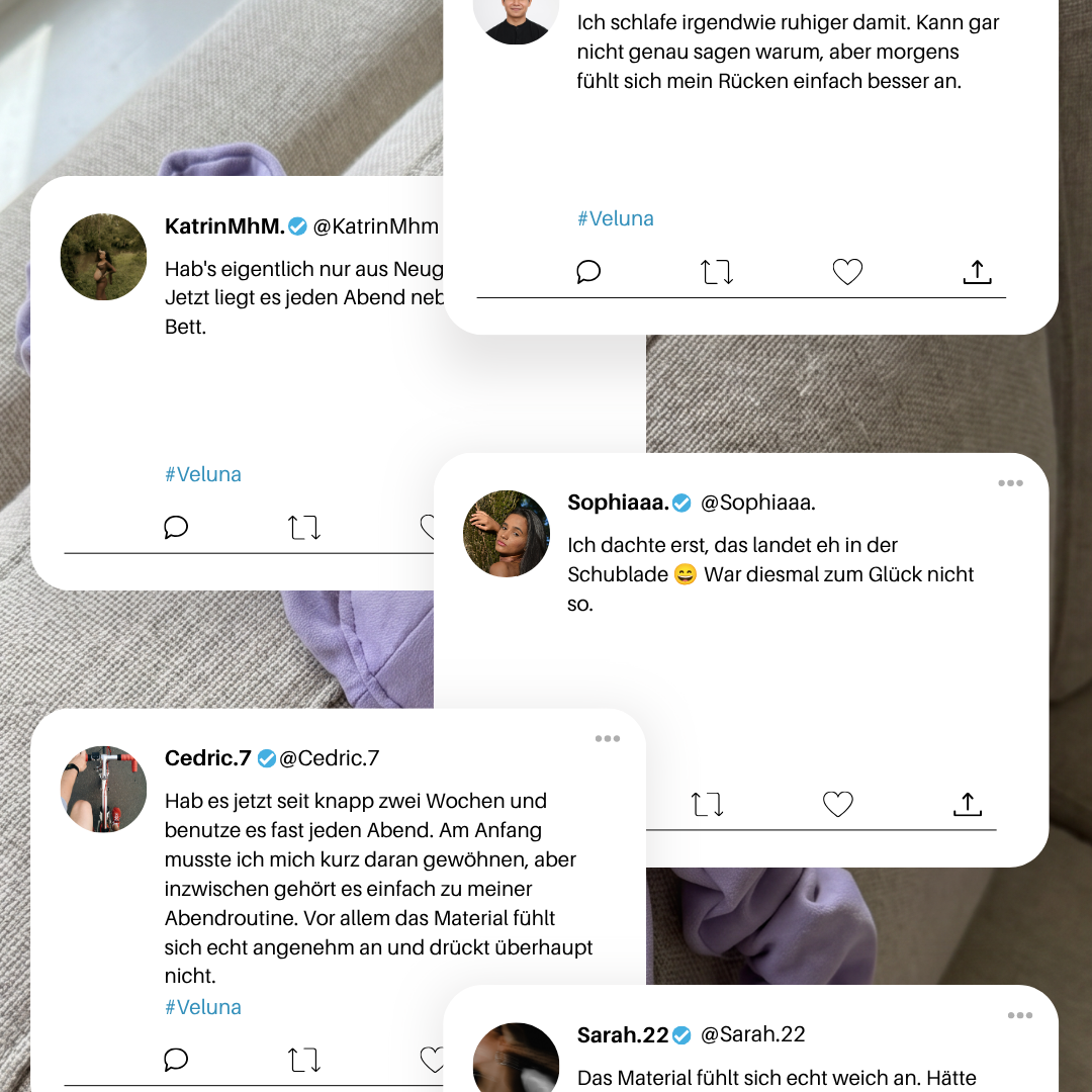 Veluna™ | Bequem gerade bleiben