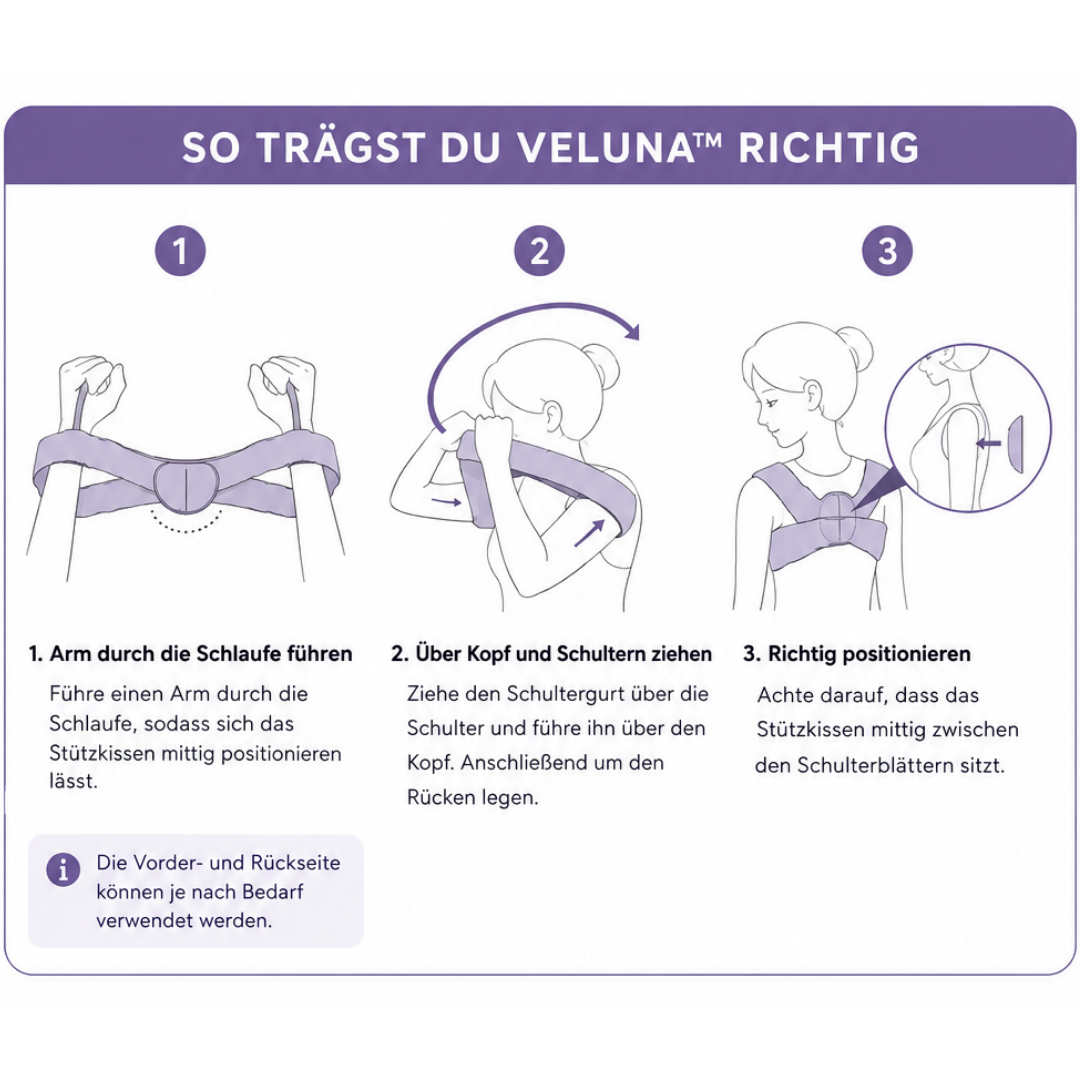 Veluna™ | Bequem gerade bleiben