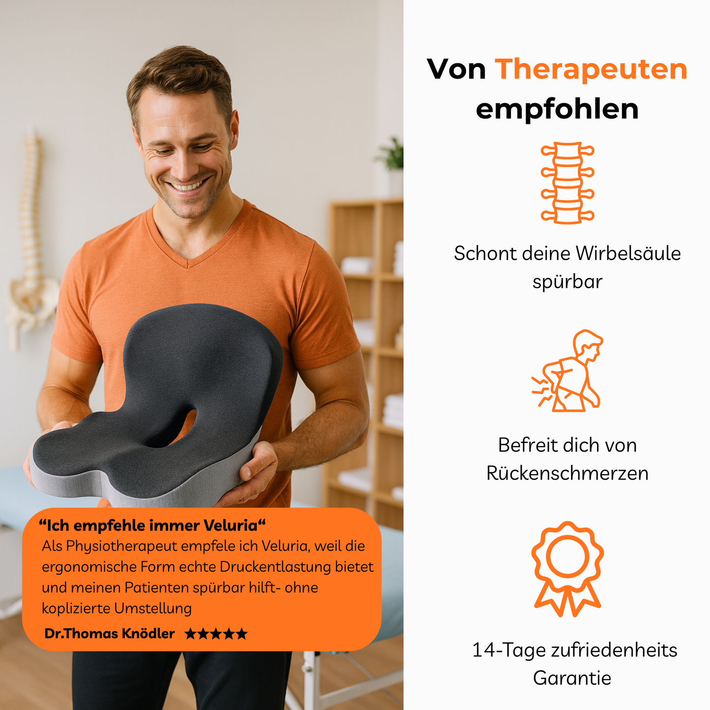 Veluria- Gesundheit beginnt beim Sitzen