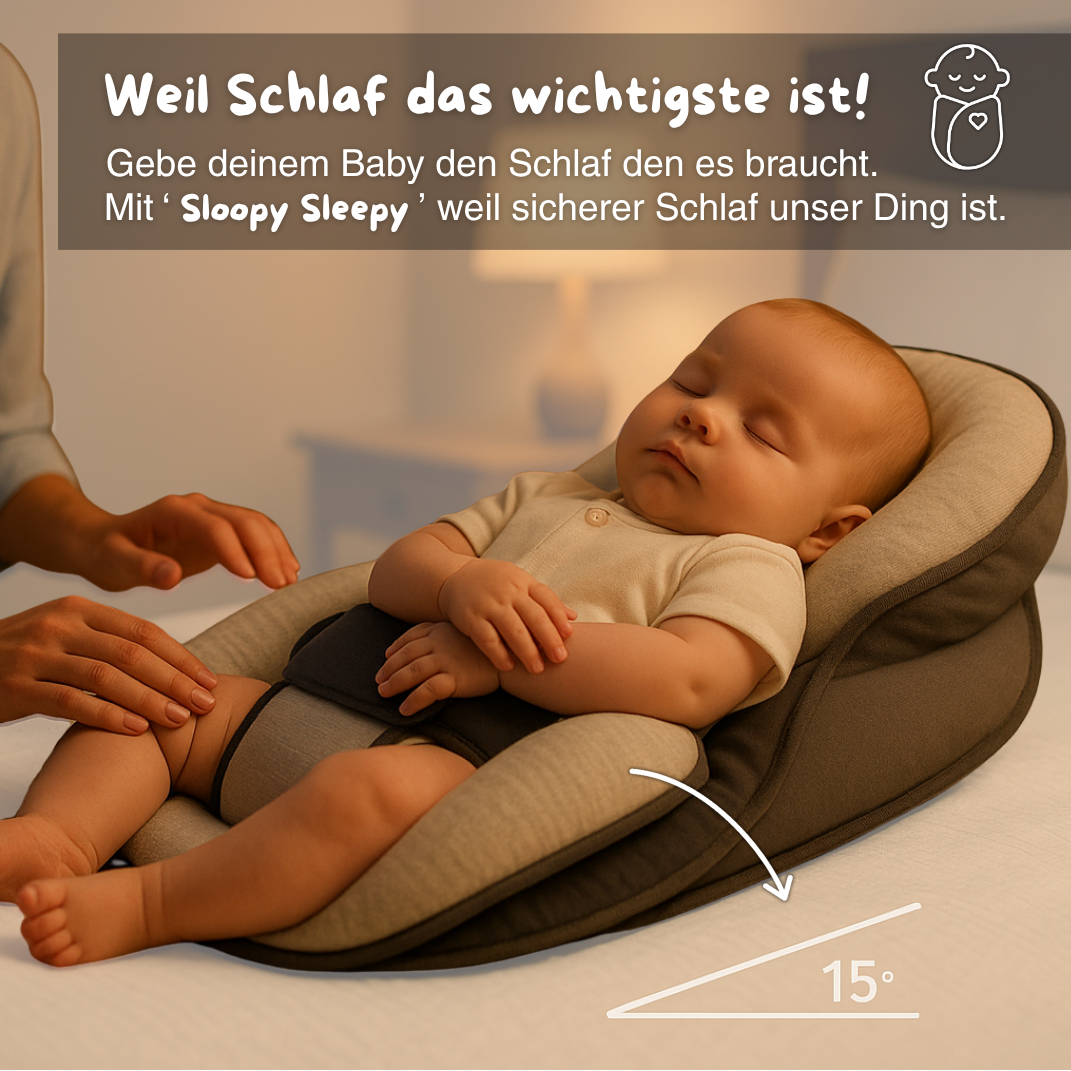Sloppy Sleepy - für sicheren Schlaf deines Babys